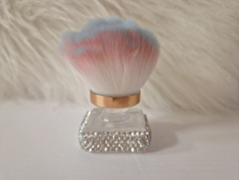 Flower Dust Brush With Diamonds