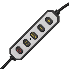 Half Moon LED Lamp zwart met zirconia- 35W
