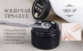 NG-P solid nail tip Glue-gel (for full tips / press on tips)