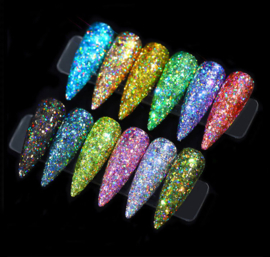 Set Lianco Holo Glittermix - 12-delig