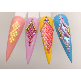 Doos 3D pailletten - spekvormpjes