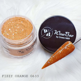 G633 Fizzy Orange WowBao Acrylic Powder - 28g