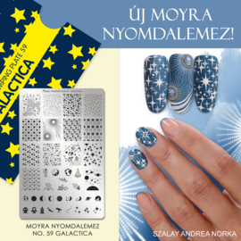 Moyra Stamping Plate 59 - Galactica