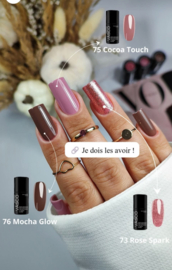 Vasco Gelpolish Shade Symphony TPO Free - 76 Mocha Glow - 7 ml