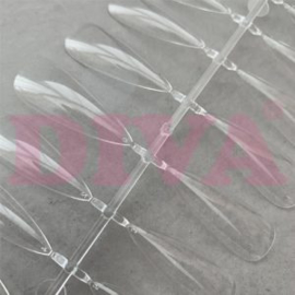 Press-On/ Show Tips Clear Stiletto - box 240 Pcs