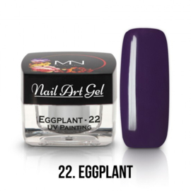 UV Painting Nail Art Gel  - 22 - Eggplant 4g