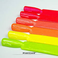 MAKEAR Gelpolish NG03 Bora Bora / Neon Glitter 8ml