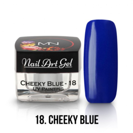 UV Painting Nail Art Gel  - 18 - Cheeky Blue 4g