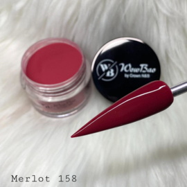 158 Merlot WowBao Acrylic Powder - 28g