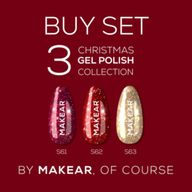 MAKEAR X-mas set - 3x UV Gel Polish