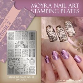 Moyra Stamping Plate 25 - Vintage 2