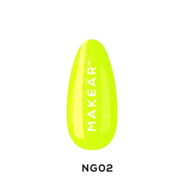 MAKEAR Gelpolish NG02 Ibiza / Neon Glitter 8ml