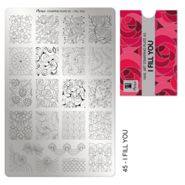 Moyra Stamping Plate 45 - I fill You