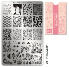 Moyra Stamping Plate 24 - Primavera