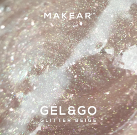 MAKEAR Gel & Go GG25 Glitter Beige 15ml