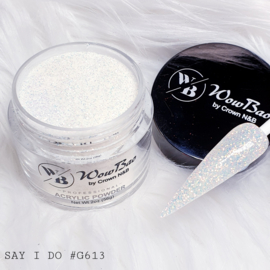 G613 Say I Do WowBao Acrylic Powder - 28g