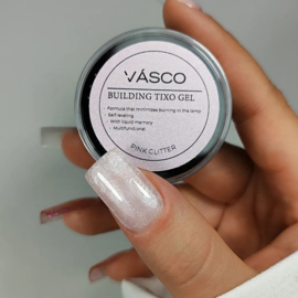 Vasco Tixo Builder Gel Pink Glitter 50ml