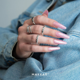 MAKEAR Gel & Go GG23 Glitter Rose 15ml