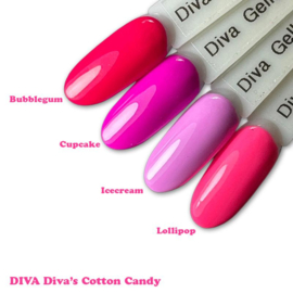 Diva Hema Free Gellak Diva's Cotton Candy Collection 4-delig