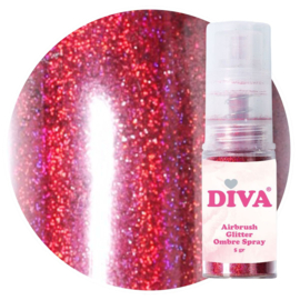 DIVA Airbrush Glitter Colorboom Spray Fuchsia 6