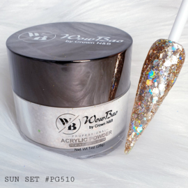 PG510 Sun Set WowBao Acrylic Powder - 28g
