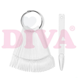 Diva Tip waaier Ballerina Clear