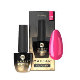 MAKEAR Color Rubber Base  -  CRB14 Pop Pink 8ml