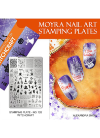 Moyra Stamping Plate 126 - Witchcraft