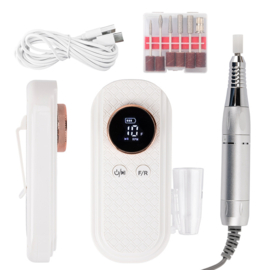 50W Witte Draadloze Nagelfrees 111, 35.000rpm
