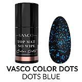 Vasco No Wipe Matte Top Dots Blue 7ml