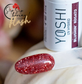 Yoshi Gelpolish Sip Sip Hooray - Blushin' Rosato 6ml - 144 - Reflective - HEMA & TPO Free