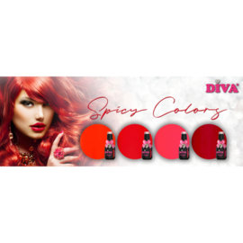 Diva Hema Free Gellak Spicy Colors Collection 4-delig