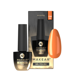 MAKEAR Color Rubber Base  -  CRB15 Sparkling Orange 8ml