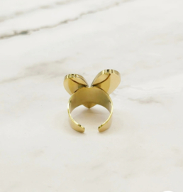 Ring Met Groot Wit Hart