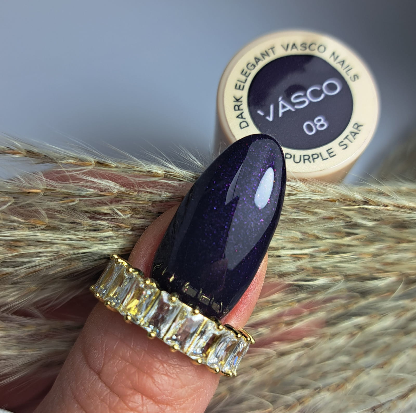 Vasco Gelpolish Dark Elegant TPO Free Purple Star nr. 08 - 7ml