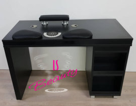 LS Beauty Nageltafel Met Afzuiging - Zwart - Basic Mini Model