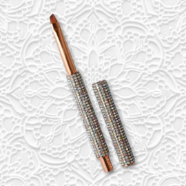 Gel Brush Schuin With Diamonds