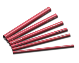 Roze C-curve sticks - 6-delige set