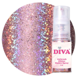 DIVA Airbrush Glitter Colorboom Spray Pink 2