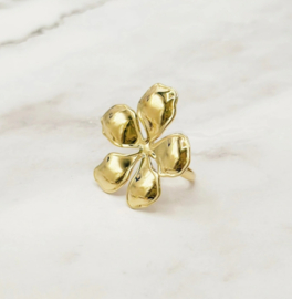Ring Met Grote Bloem