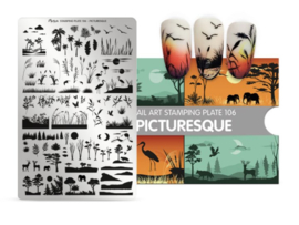 Moyra Stamping Plate 106 - Picturesque
