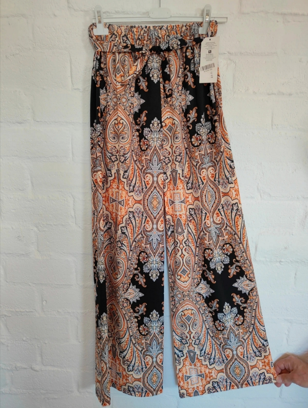 Luchtige Broek Met Wijde Pijpen
