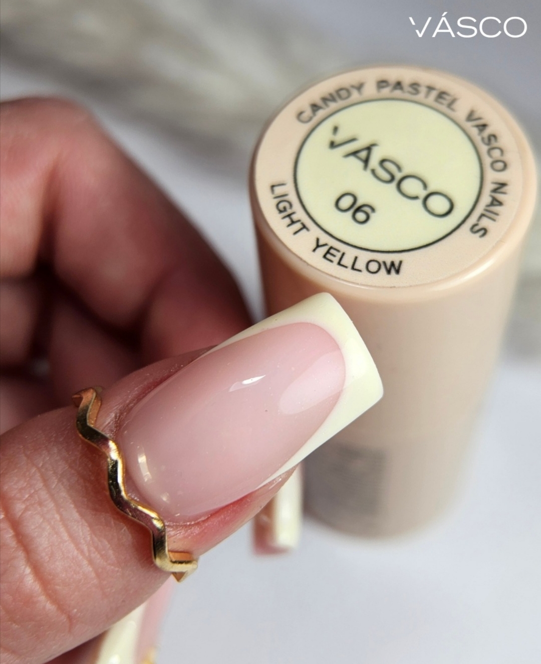 Vasco Gelpolish Candy Pastel TPO Free Light Yellow 06 - 7ml