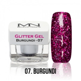 Glitter Gel 07 - Burgundi