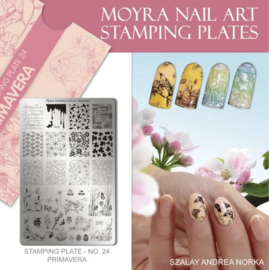 Moyra Stamping Plate 24 - Primavera