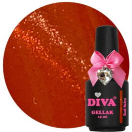 Diva Gellak Cat Eye Red  Salsa 15 ml