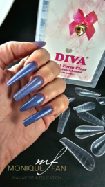 Diva Dual Form Clear Russian Almond Shape - 120 stuks