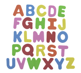 Letters van HobbyRubber