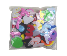 Rubberfoam Stickers Cijfers