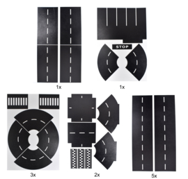 StickerPakket Weg met Bochten